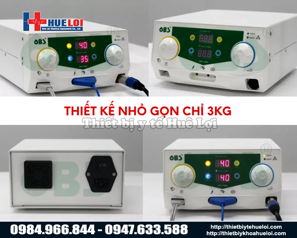 Dao mổ điện cao tần đơn cực thú y nhỏ gọn