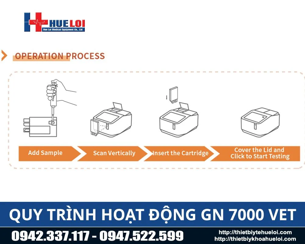 Quy trình vận hành máy xét nghiệm PCR GN7000 VET