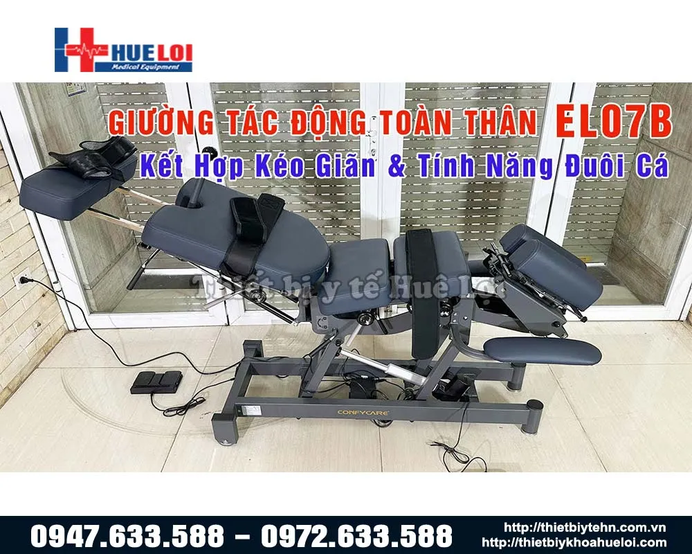 GIƯỜNG TÁC ĐỘNG CỘT SỐNG TOÀN THÂN - MODEL EL07B