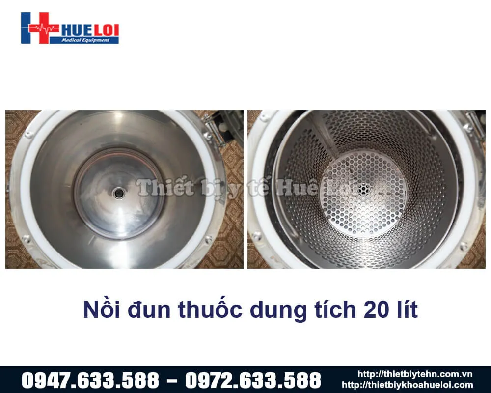 Nồi đun máy sắc thuốc vi áp suất