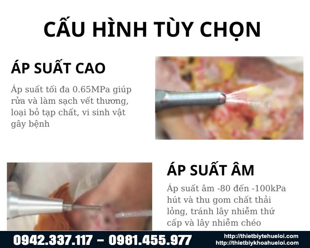 Cấu hình tùy chọn của máy Caremaster