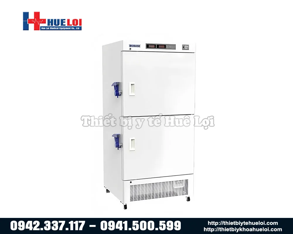 TỦ BẢO QUẢN ÂM SÂU HAI NGĂN DẠNG ĐỨNG (-30°C)