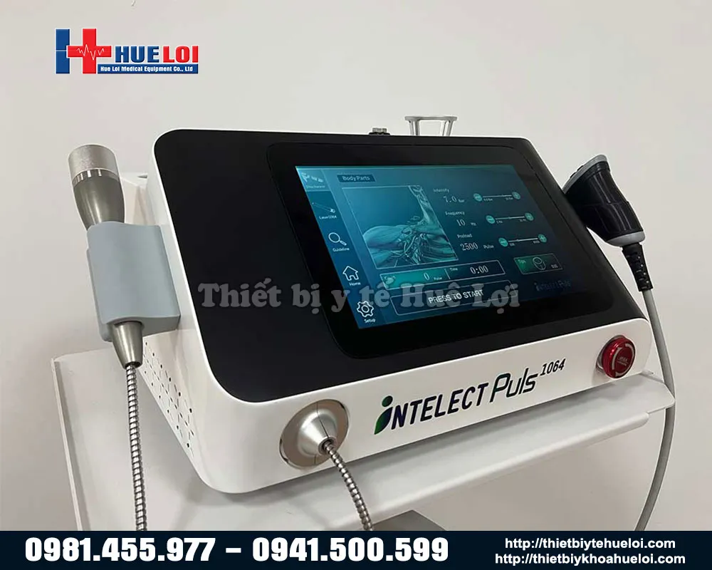 Máy trị liệu đa chức năng 2 trong 1 bằng sóng xung kích và laser