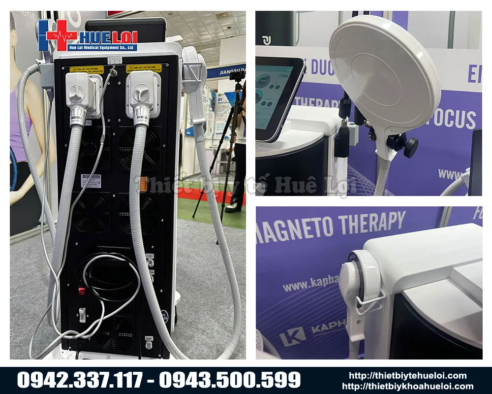Chi tiết máy từ trường trị liệu công suất cao kết hợp laser lạnh