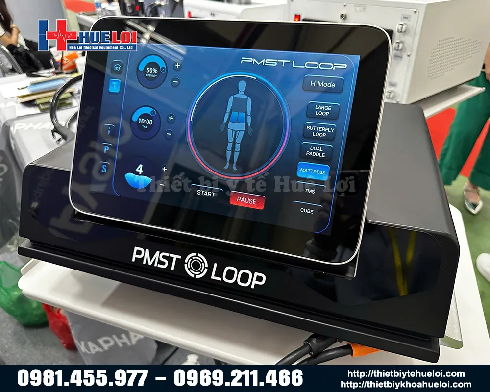 Máy vật lý trị liệu bằng xung từ trường pmst loop pro max