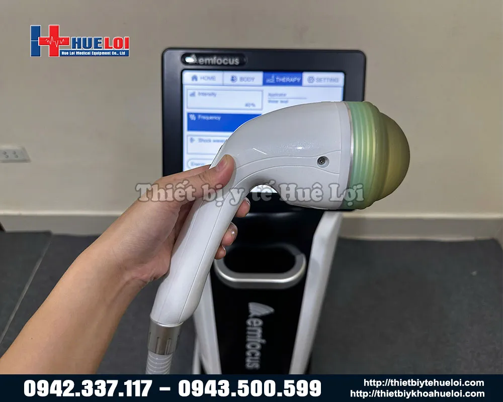Đầu điều trị của máy xung kích hội tụ emfocus thế hệ mới