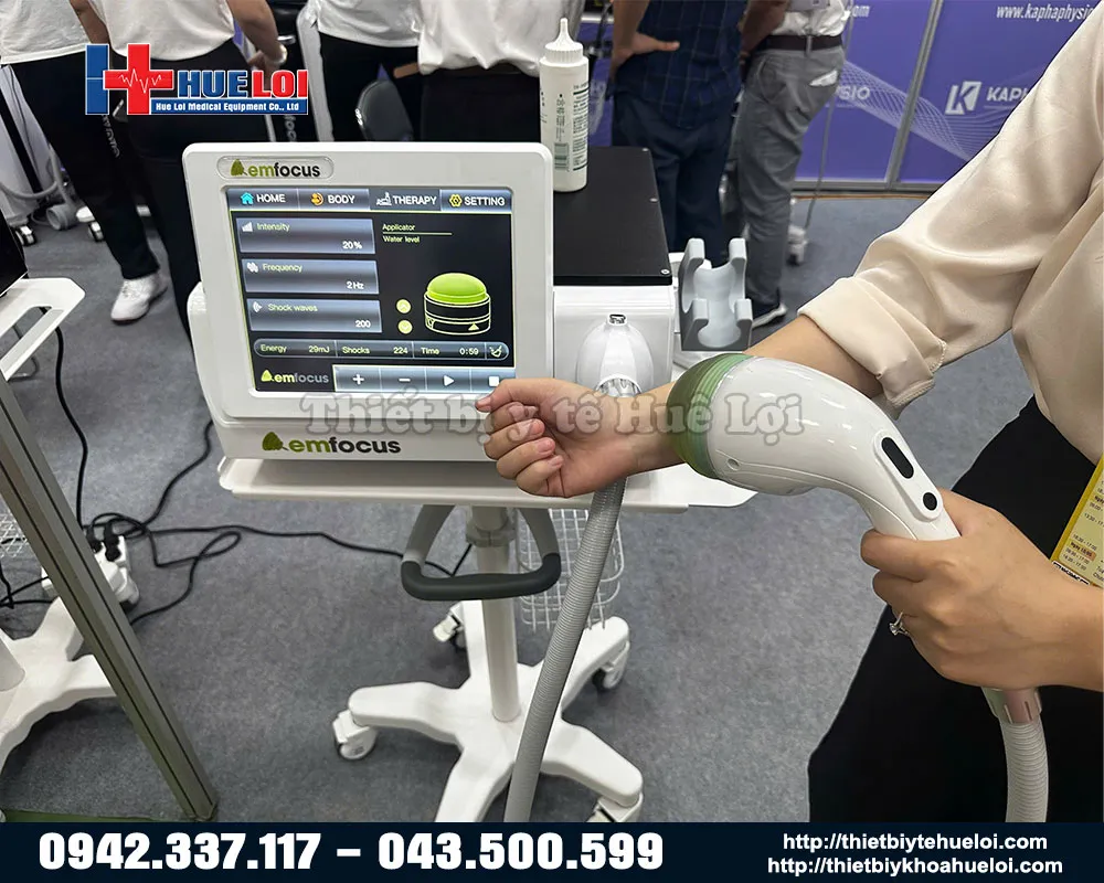 Trải nghiệm máy xung kích hội tu Emfocus