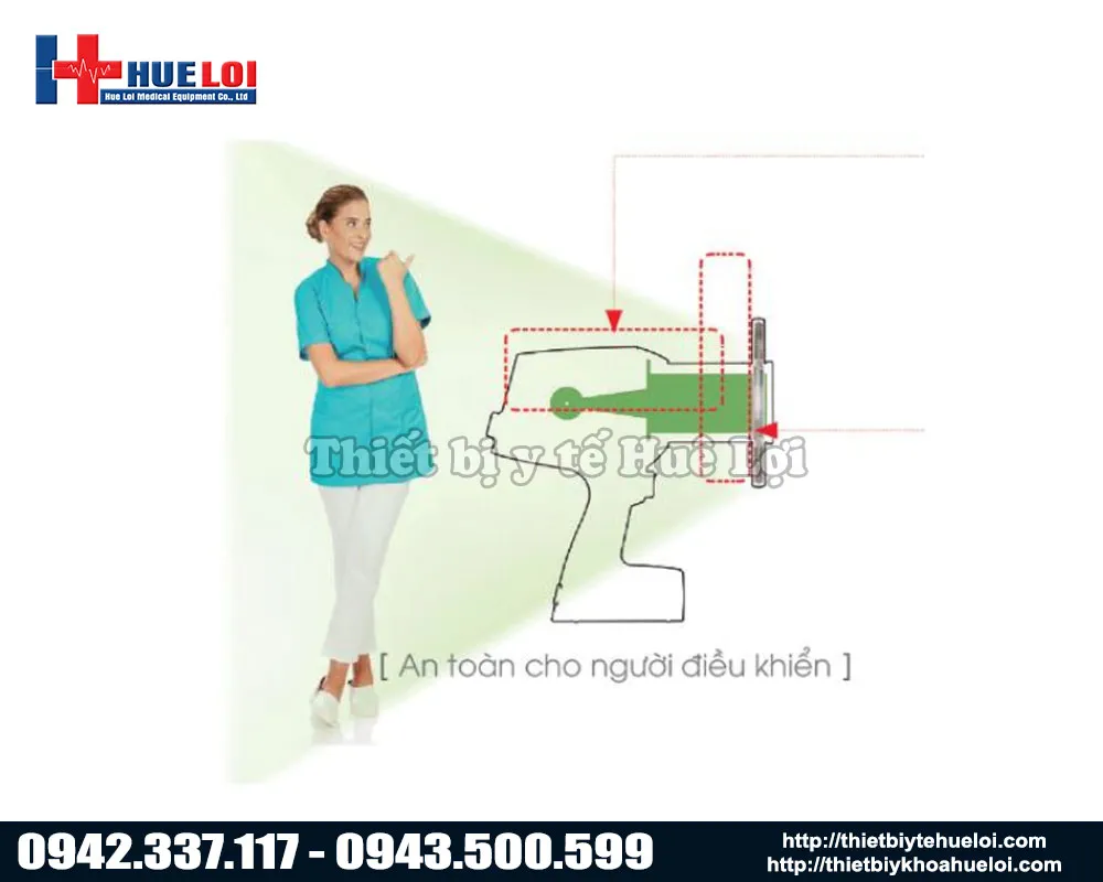 Tính năng bảo vệ người dùng của máy chụp X quang Vatech