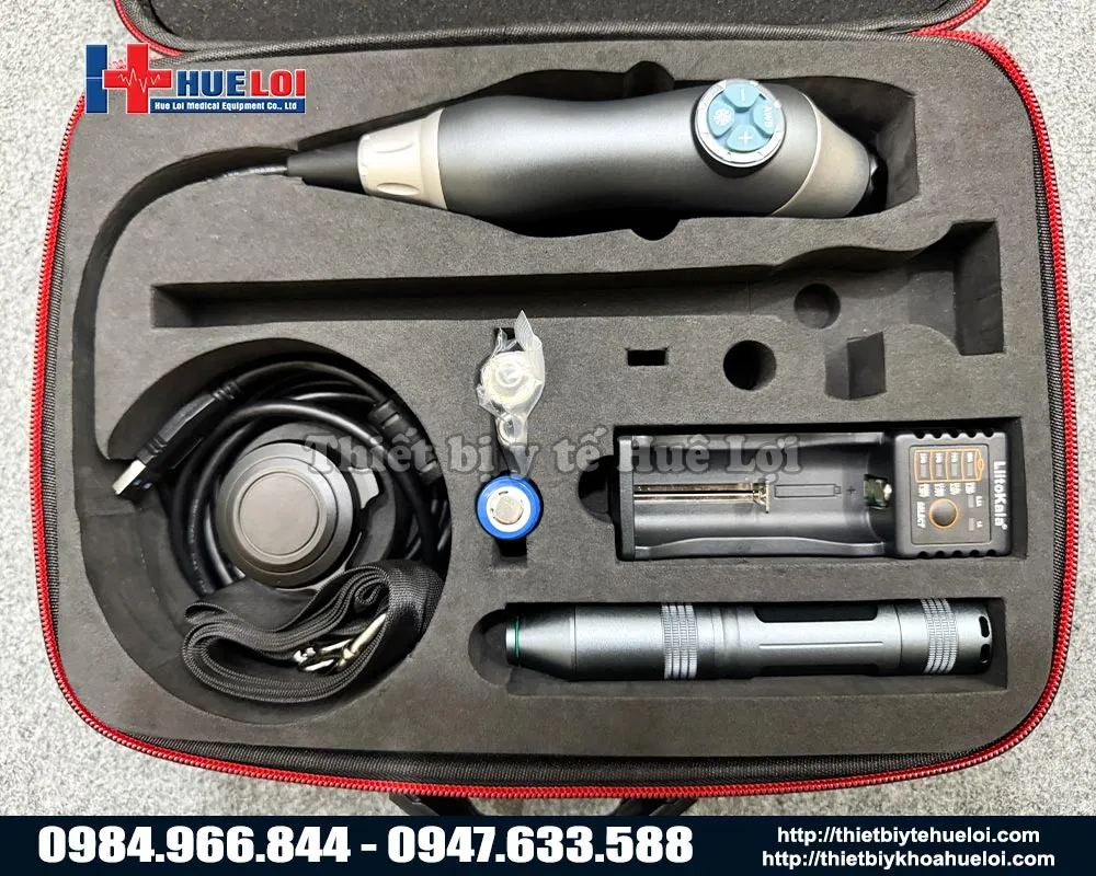 Vali và phụ kiện máy nội soi tai mũi họng full hd mini