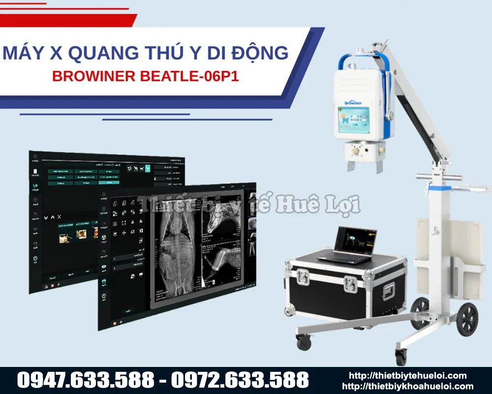 Máy chụp x quang cho chó mèo di động
