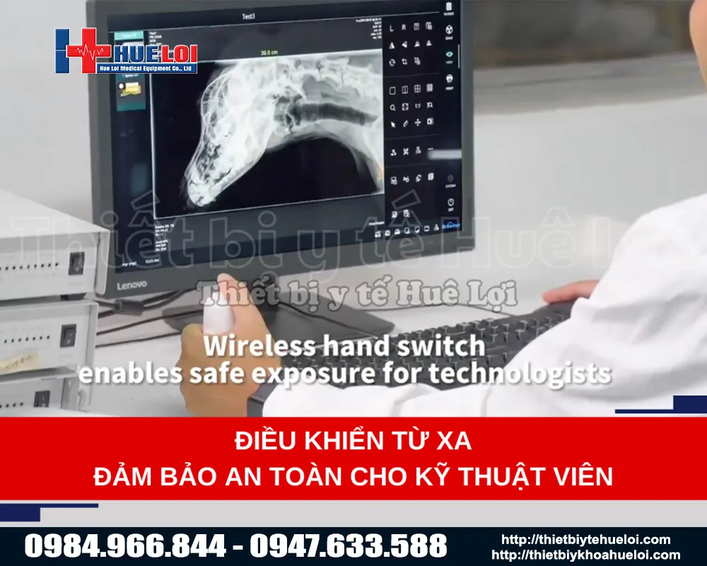 Điều khiển từ xa kèm theo hệ thống X quang chó mèo