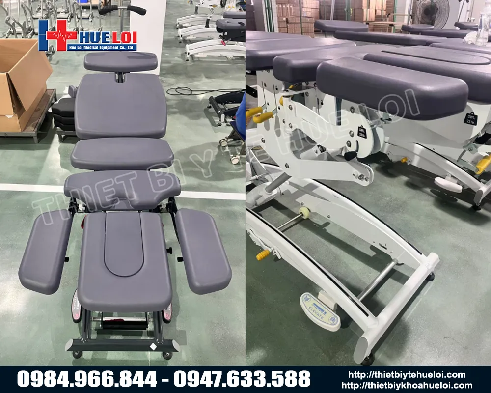 Giường trị liệu cột sống Manuthera 242 thế hệ mới