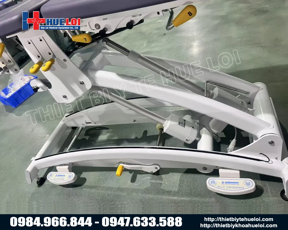 Cấu tạo bàn nắn chỉnh xương Manuthera 242 cao cấp