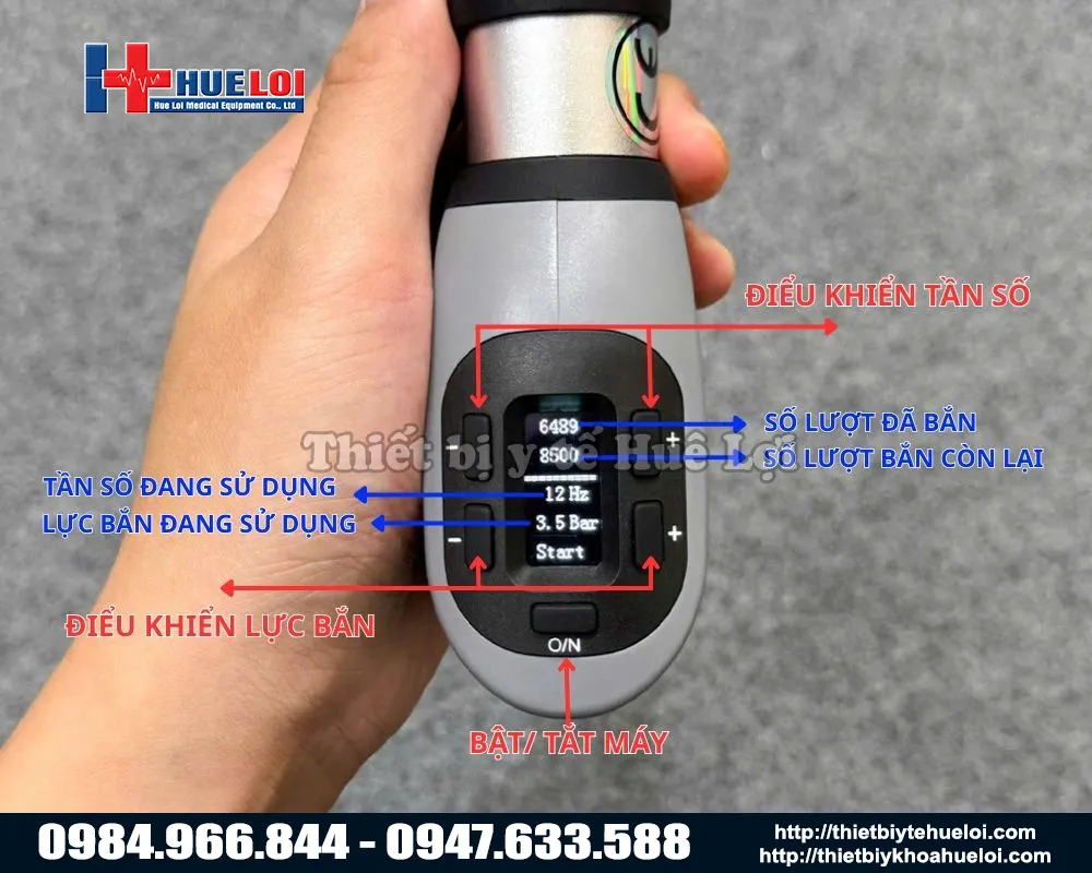 Chi tiết tay súng của texua t703