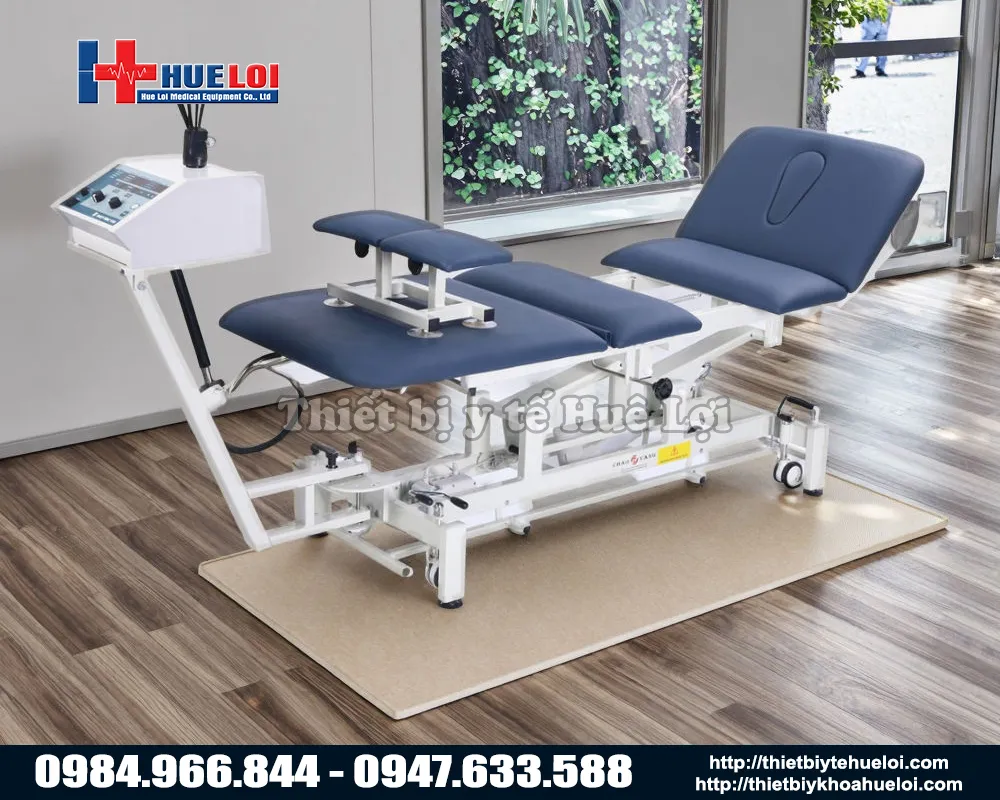 Bàn kéo giãn cột sống lưng và cổ cao cấp CY-C101F