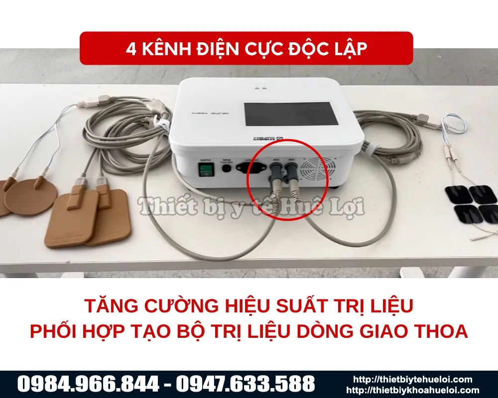 Máy điện xung trung tần 4 kênh HB-ZP30