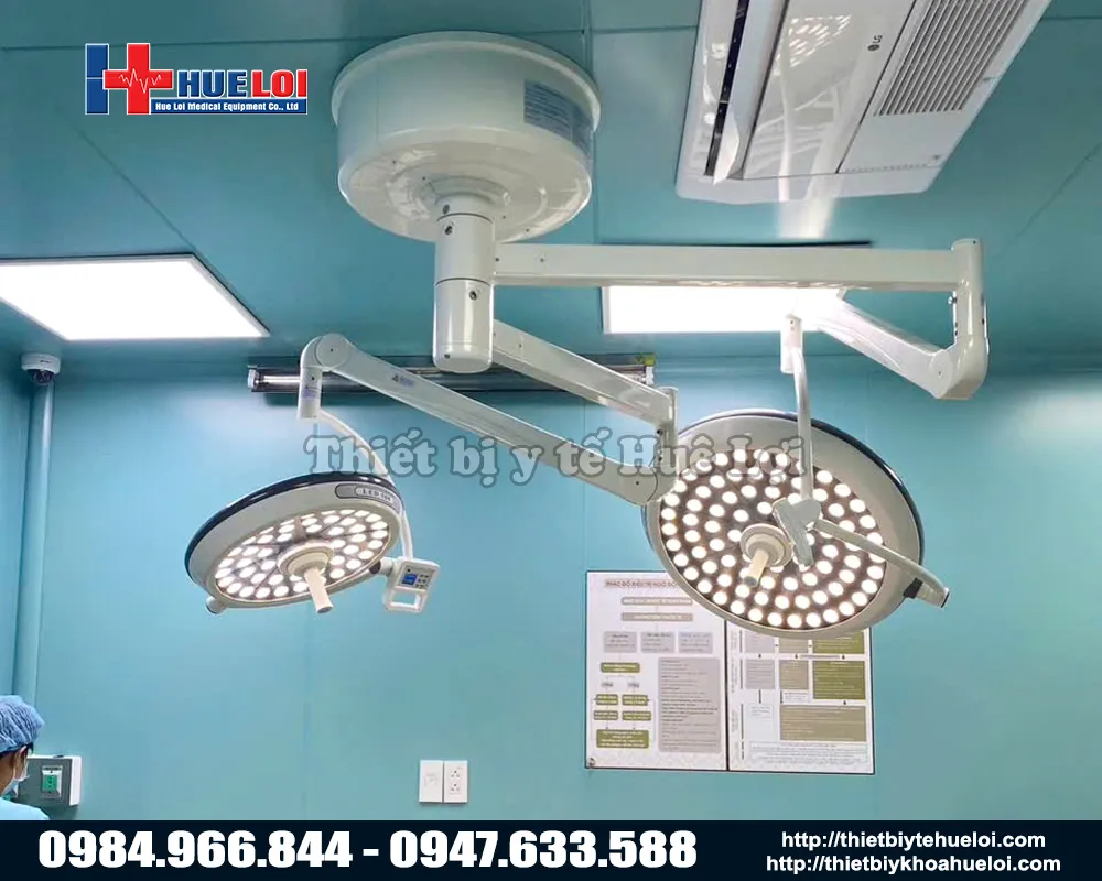 Thiết bị đèn chiếu sáng không hắt bóng led 700 chuyên dụng cho phòng mổ
