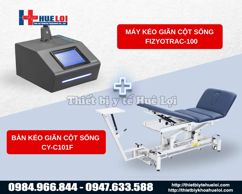 Hệ thống máy kéo giãn cột sống hiện đại nhất