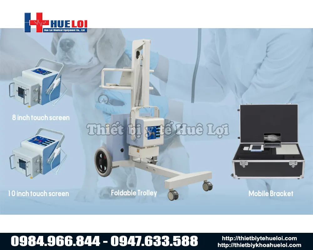 Máy x-quang di động cho động vật tần số cao