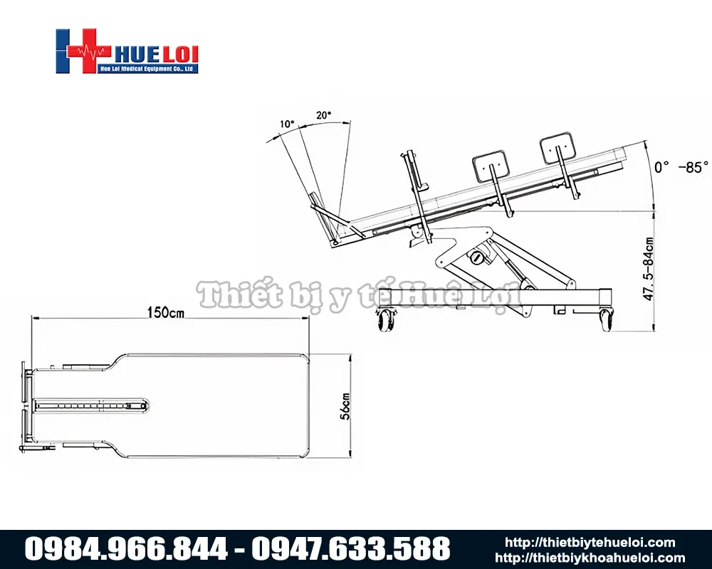 Giường tập đứng cho trẻ em chuyên sâu
