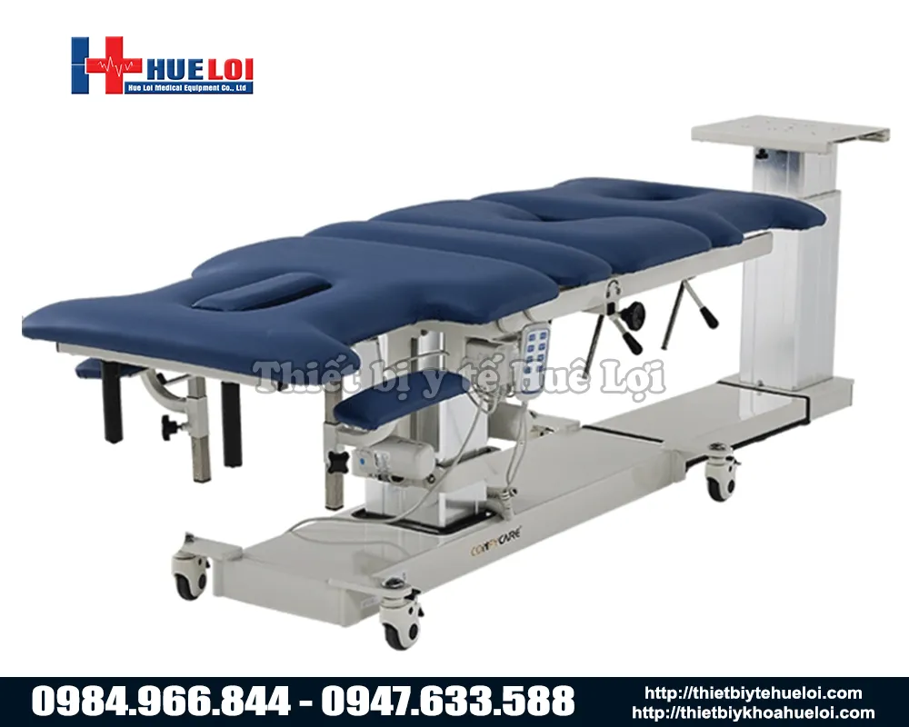 Bàn kéo giãn cột sống lưng & cổ bằng điện cao cấp 