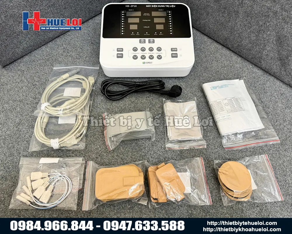 Phụ kiện m&aacute;y điện xung trung tần hb zp10