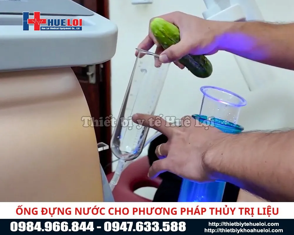 Ống chứa nước cho chức năng thủy trị liệu của máy điều trị rồi loạn cương dương và xuất tinh sớm