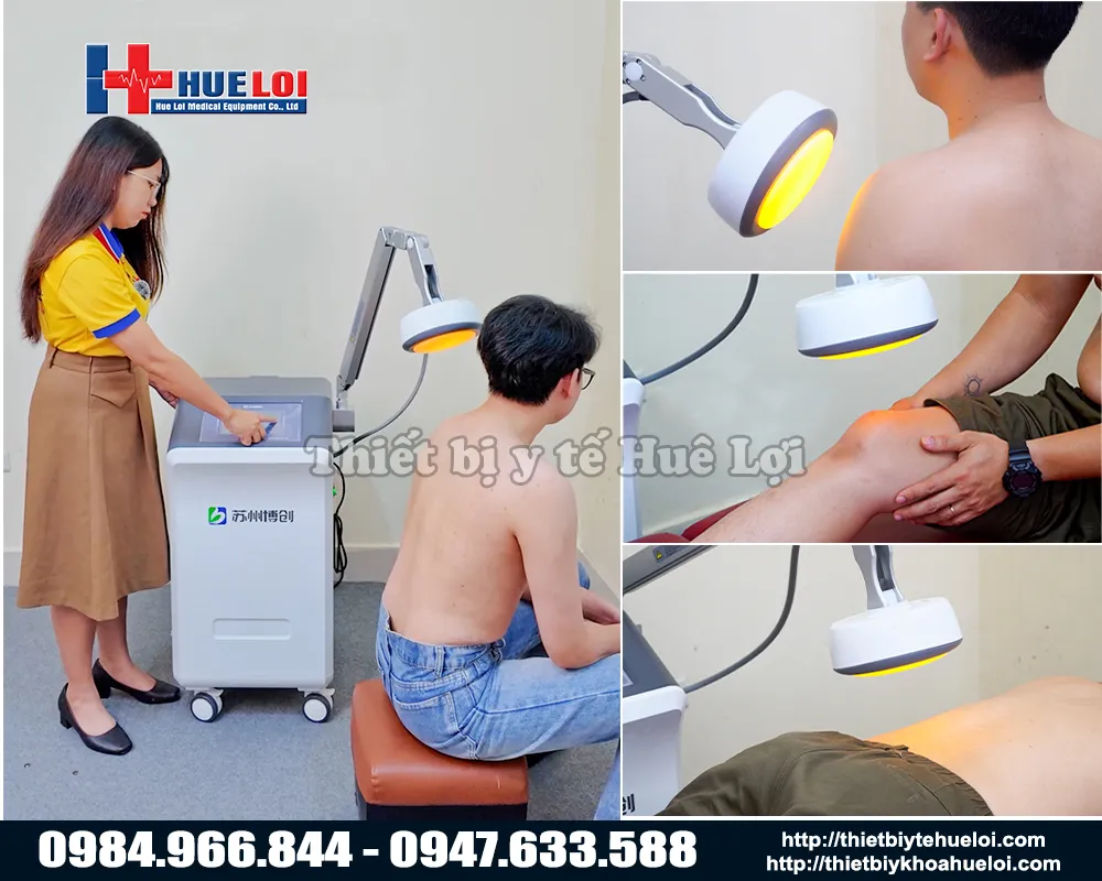 Máy vi sóng atm điều trị giảm đau giảm viêm