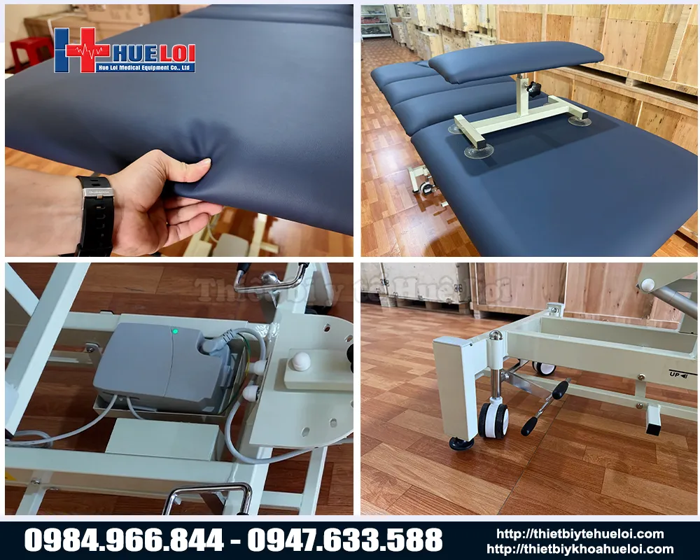 C&aacute;c phần chi tiết v&agrave; chất lượng giường k&eacute;o gi&atilde;n cao cấp 