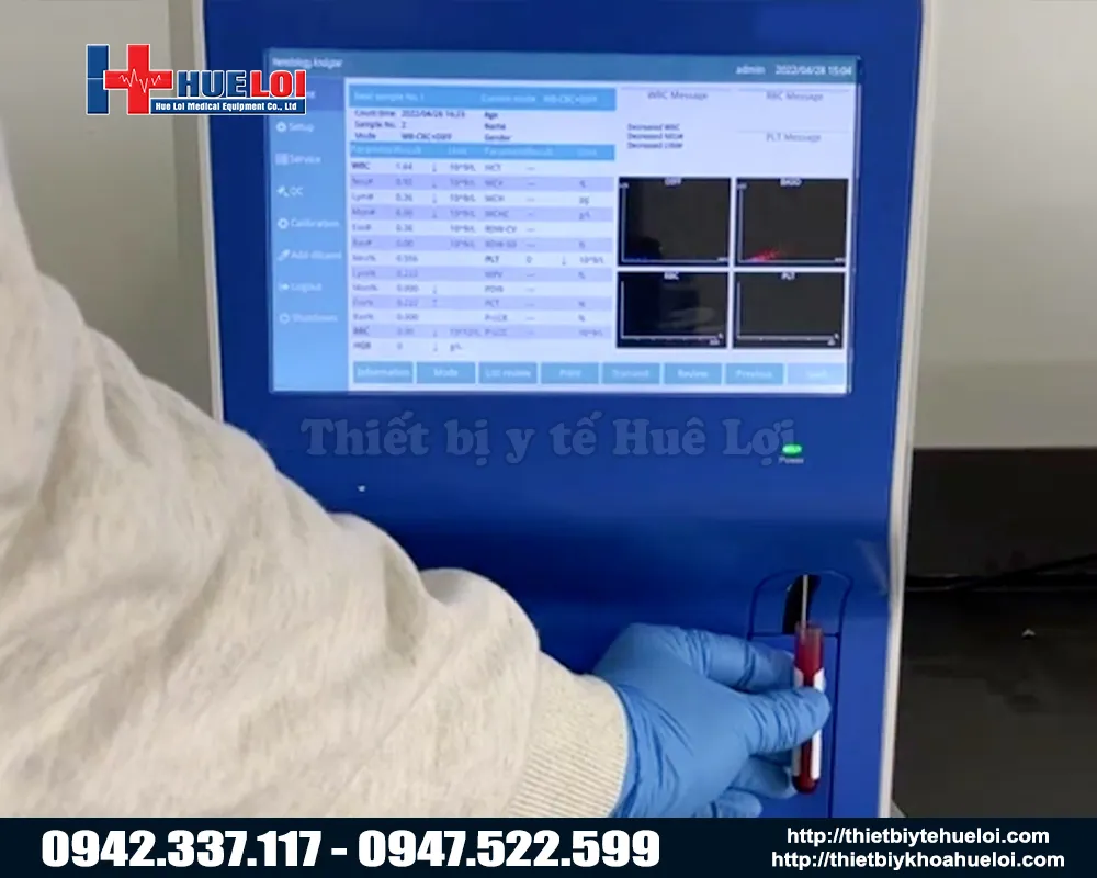 M&aacute;y x&eacute;t nghiệm m&aacute;u cho động vật cao cấp 5 th&agrave;nh phần BHA-5000 VET