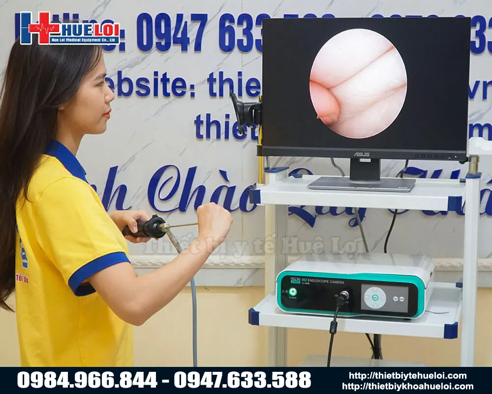 m&agrave;n h&igrave;nh m&aacute;y nọi soi tai mũi họng