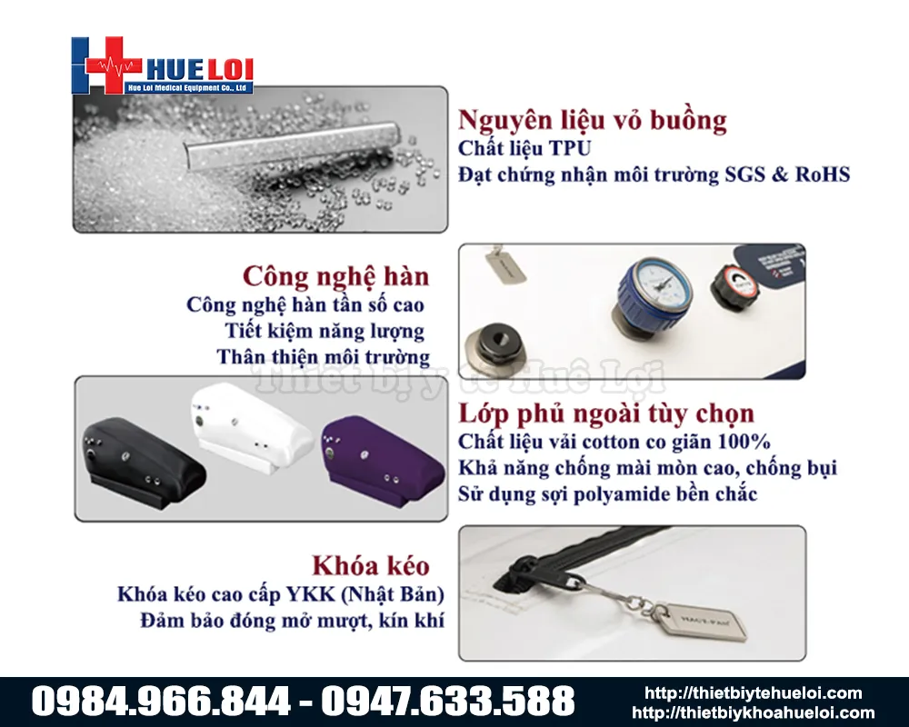 cấu trúc buồng oxi cao áp