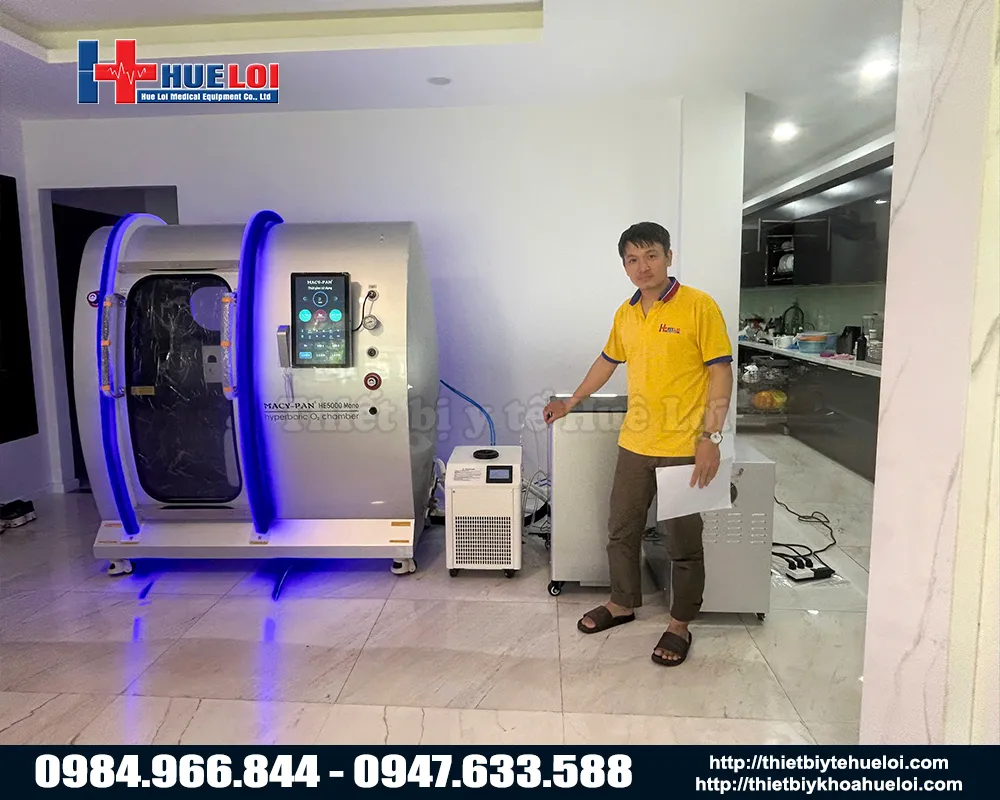 buồng oxy tăng áp gia đình