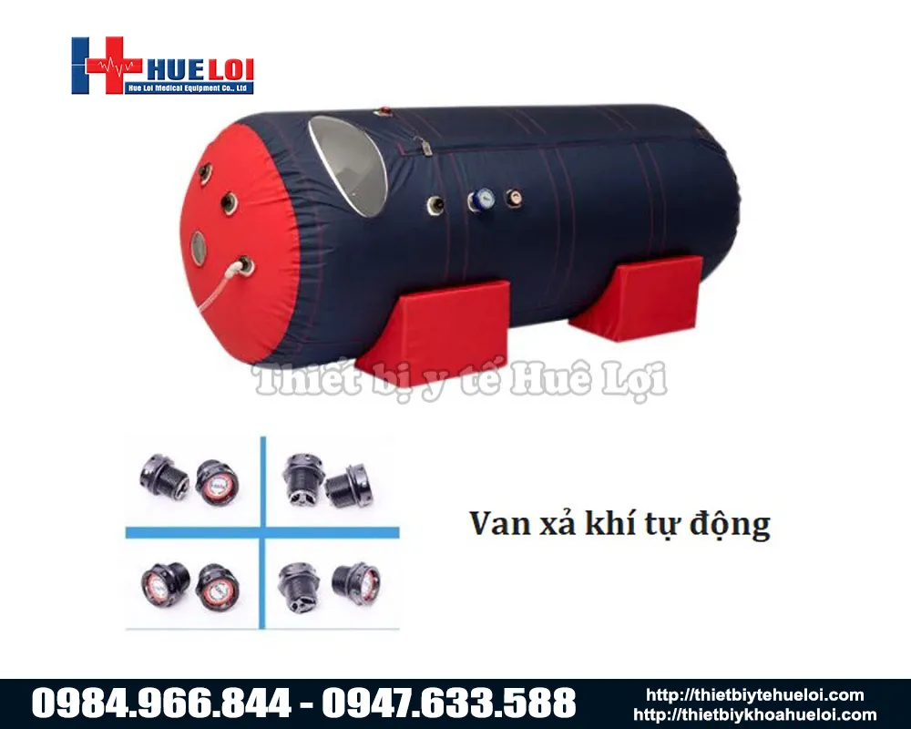 Van xả kh&iacute; v&agrave; đồng hồ đo &aacute;p suất kh&iacute; oxy cao &aacute;p b&ecirc;n trong buồng