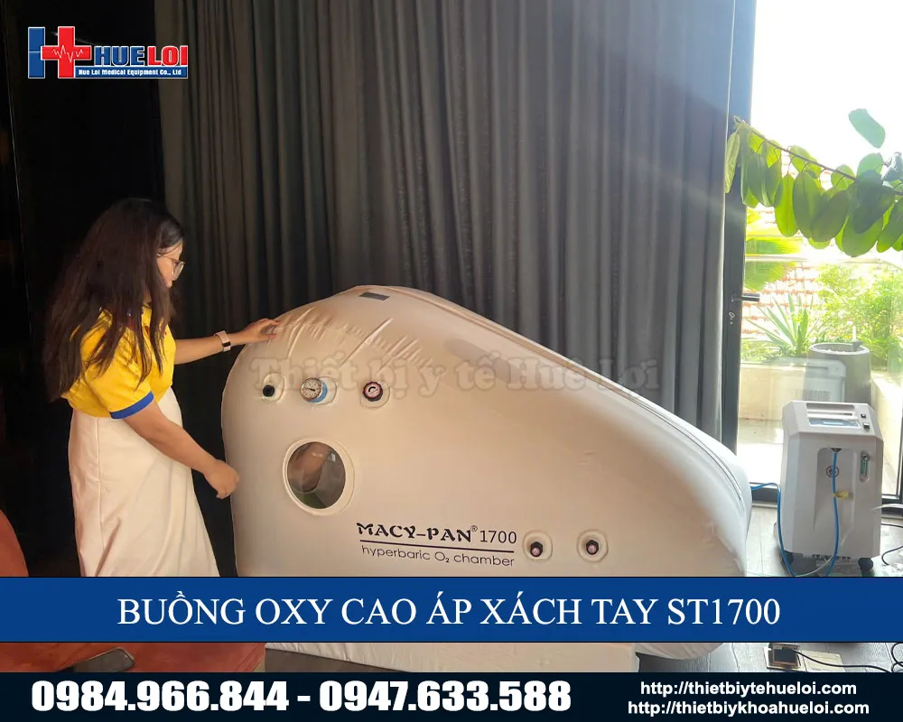 Buồng oxy cao áp loại xách tay ST1700
