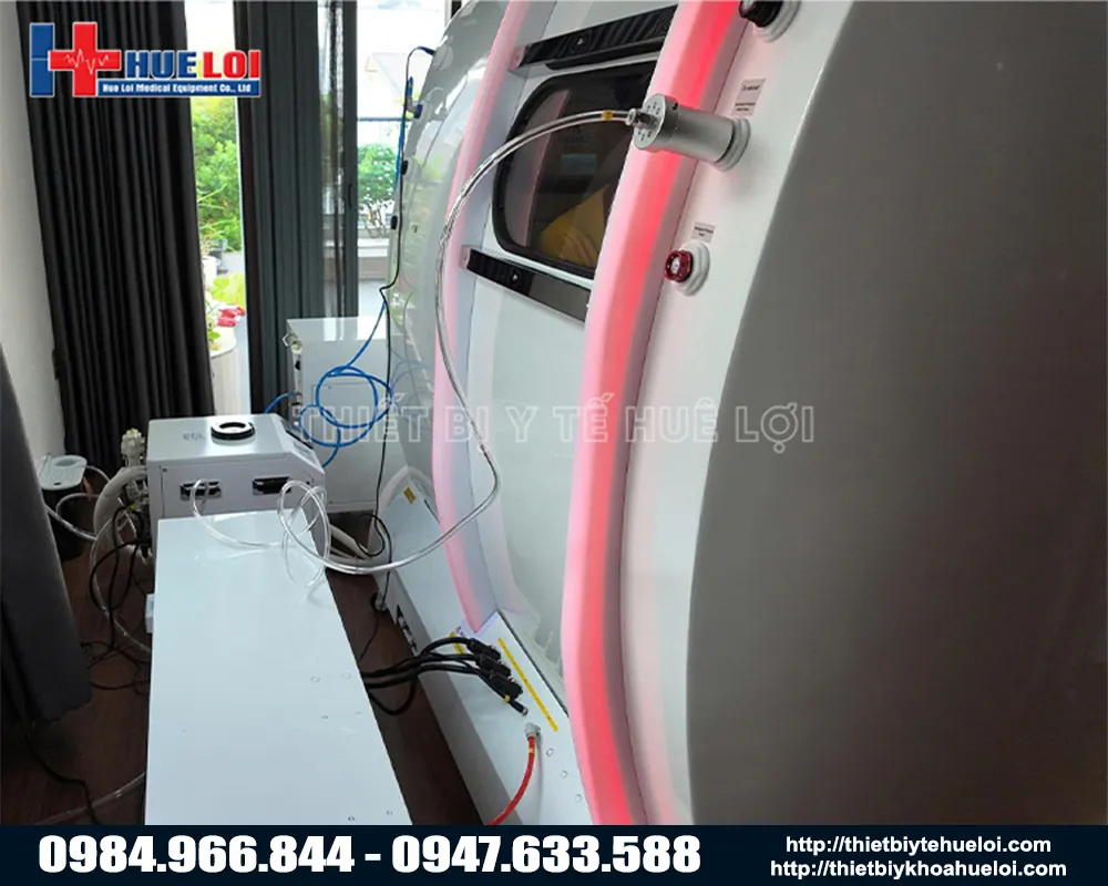 hệ th&ocirc;ng buồng oxy cao &aacute;p mini he5000
