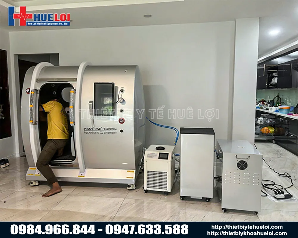 Lắp đặt buồng oxy cao &aacute;p chăm s&oacute;c sức khỏe