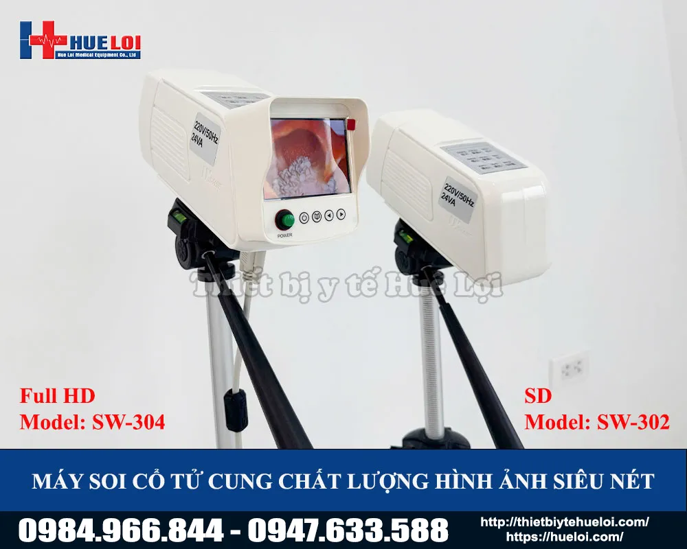 M&aacute;y soi cổ tử cung sw302