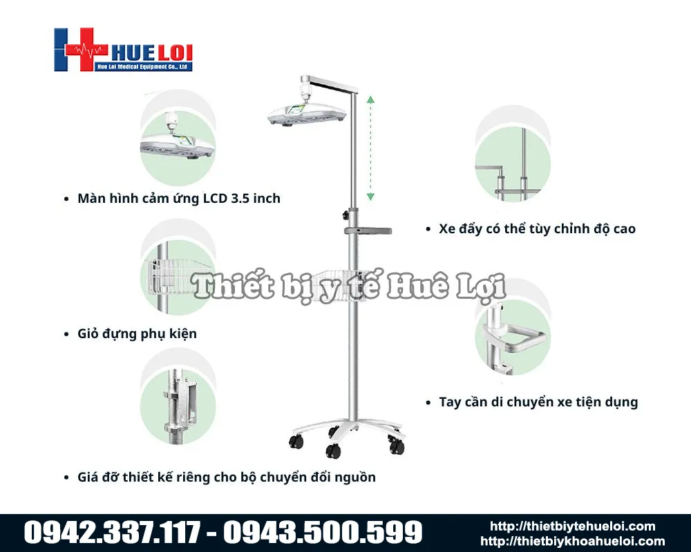 Đèn chiếu điều trị bệnh lý vàng da cho trẻ sơ sinh giá rẻ