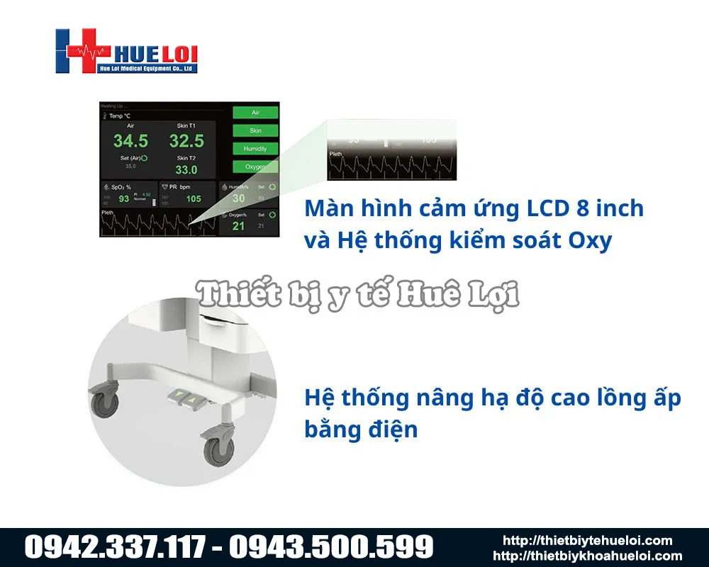 Bộ điều khiển và di chuyển ở lồng ấp ECOLA 3000  