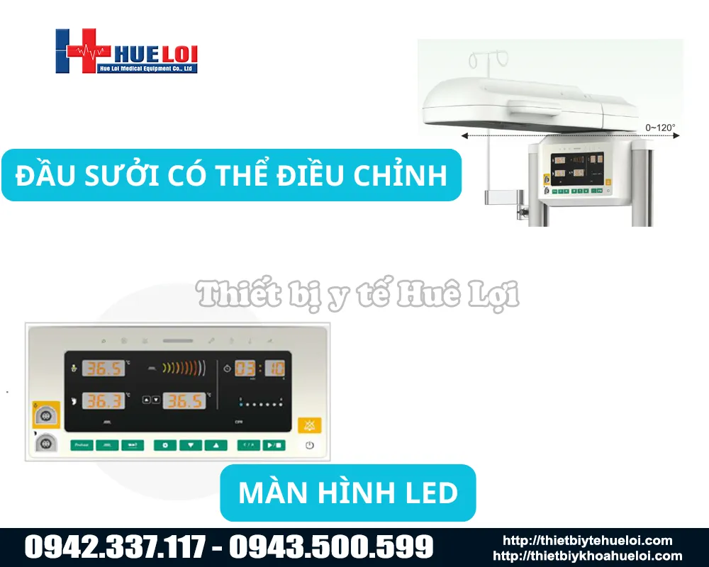 Hệ thống điều khiển máy sưởi ấm sơ sinh BNG Medical ECOSY 530