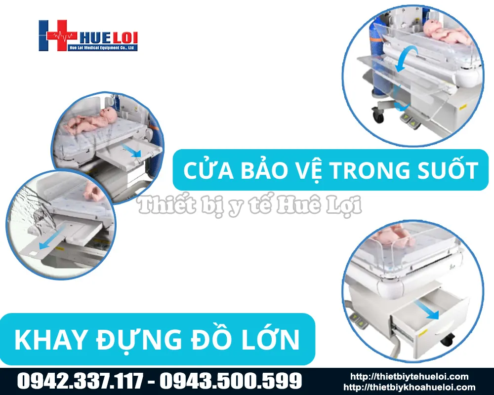 Máy sưởi sơ sinh ecosy 830 chính hãng