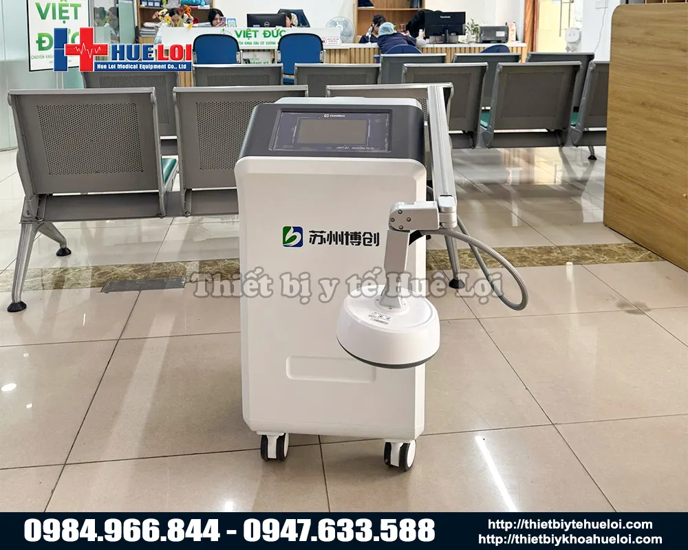 M&aacute;y vi s&oacute;ng điều trị giảm đau 1 đầu
