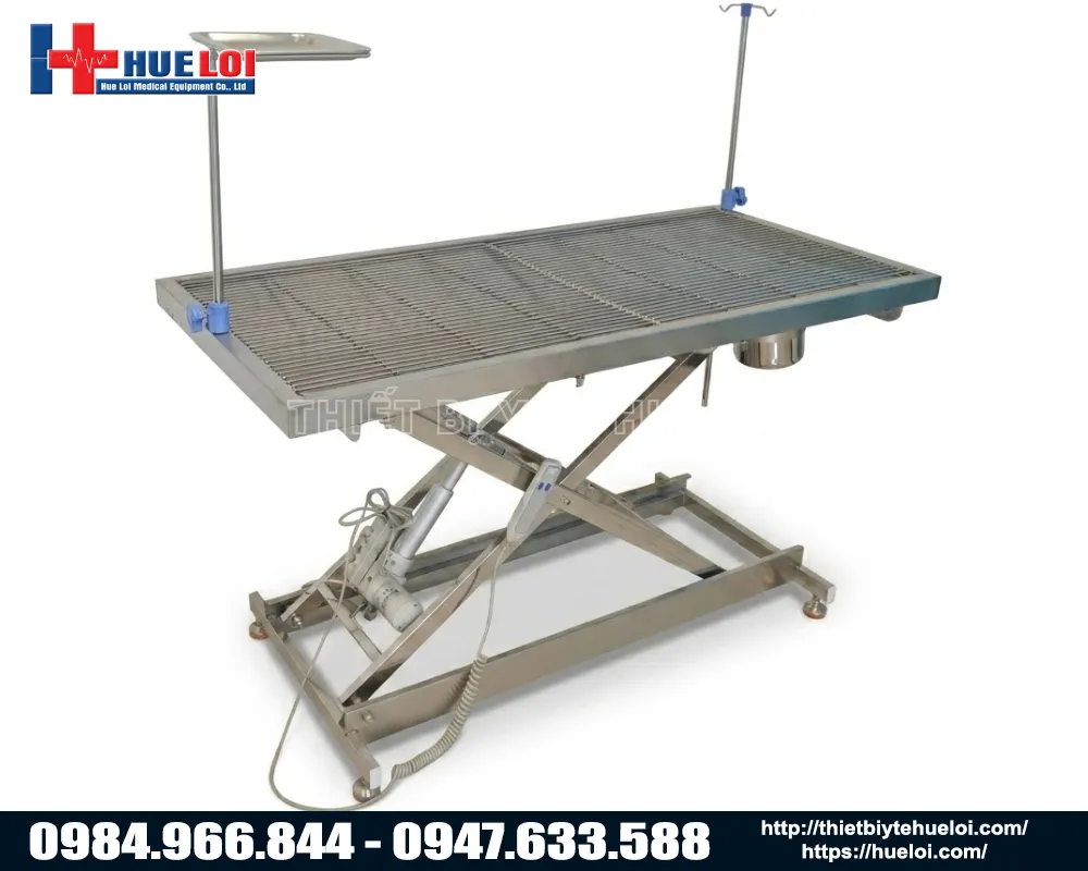 Bàn khám thú y điều khiển điện chuyên dụng giá rẻ