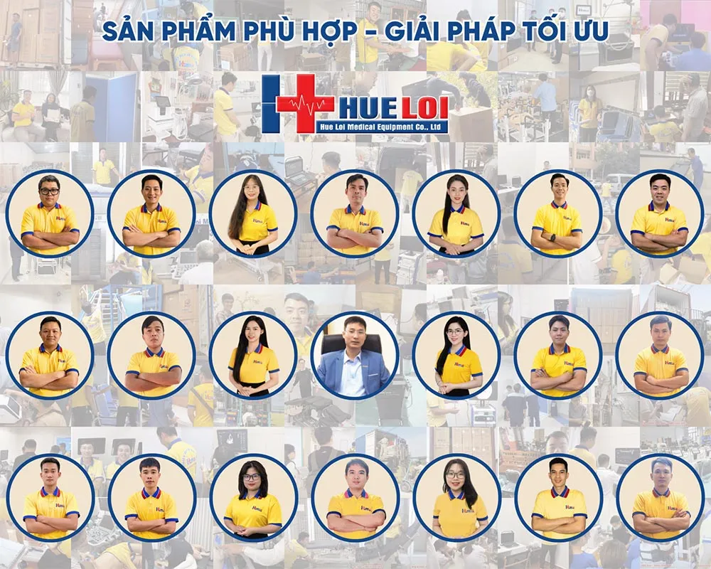 Đội ngũ  nhân viên công ty huê lợi