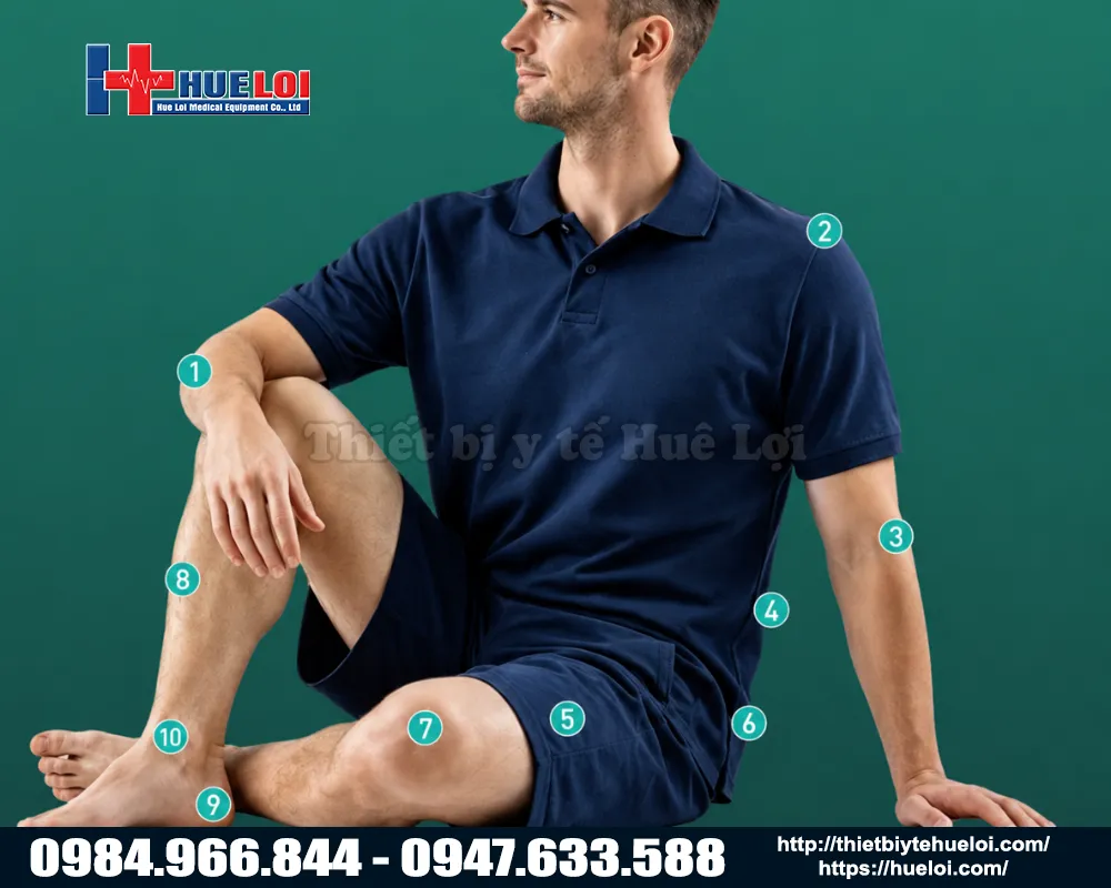 m&aacute;y s&oacute;ng xung k&iacute;ch hội tụ &aacute;p điện của kaphaphysio