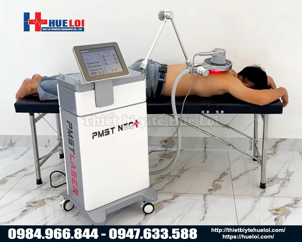MÁY TỪ TRƯỜNG SIÊU DẪN KẾT HỢP LASER BÀN ĐẨY CAO CẤP PMST NEO+
