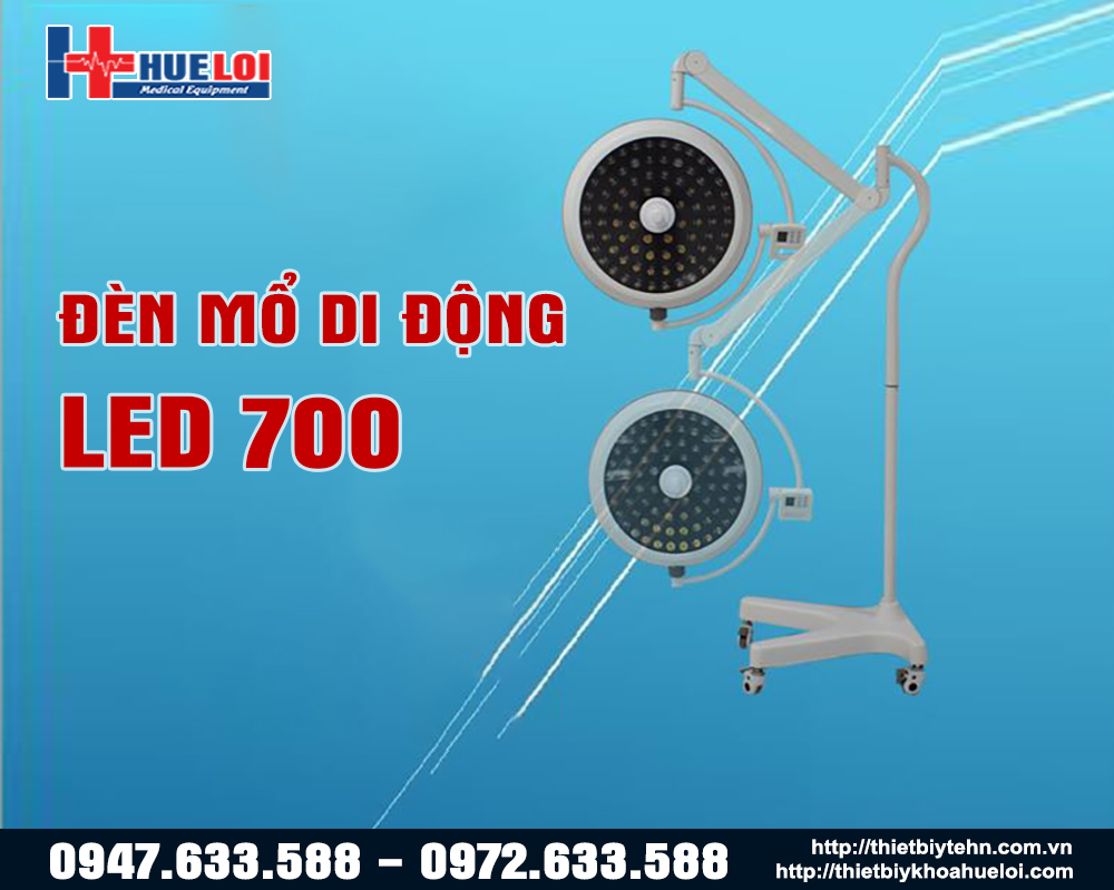 Đèn phẫu thuật di động ánh sáng Led 700