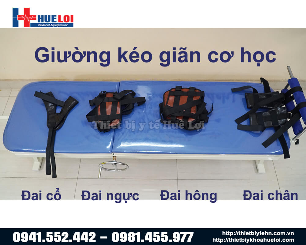 Giường cơ kéo giãn đốt sống cổ và cột sống lưng ( giường cơ)