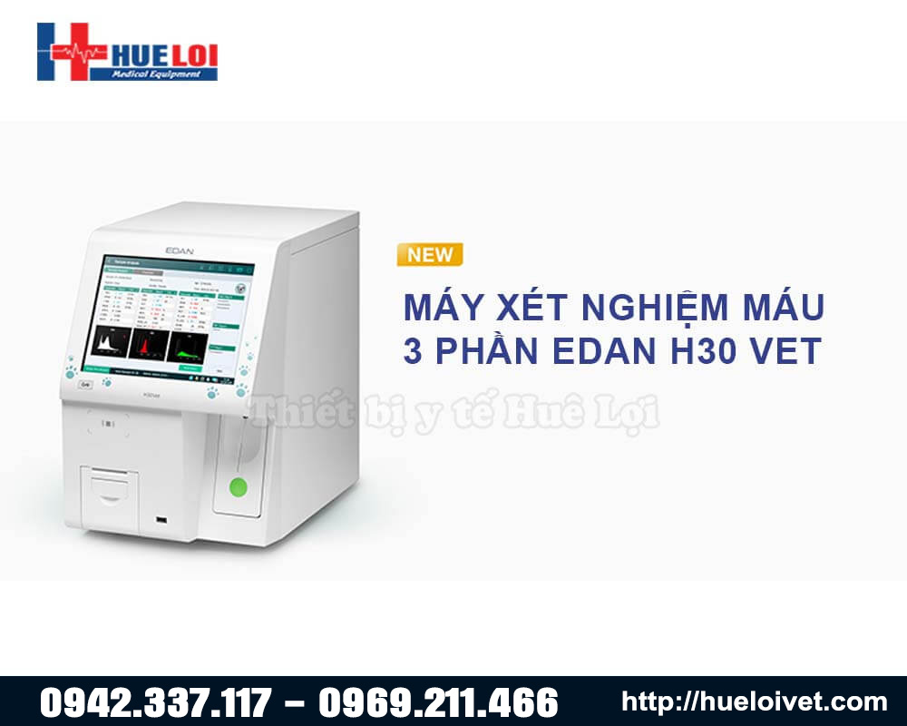 Máy phân tích máu 3 phần EDAN H30 VET